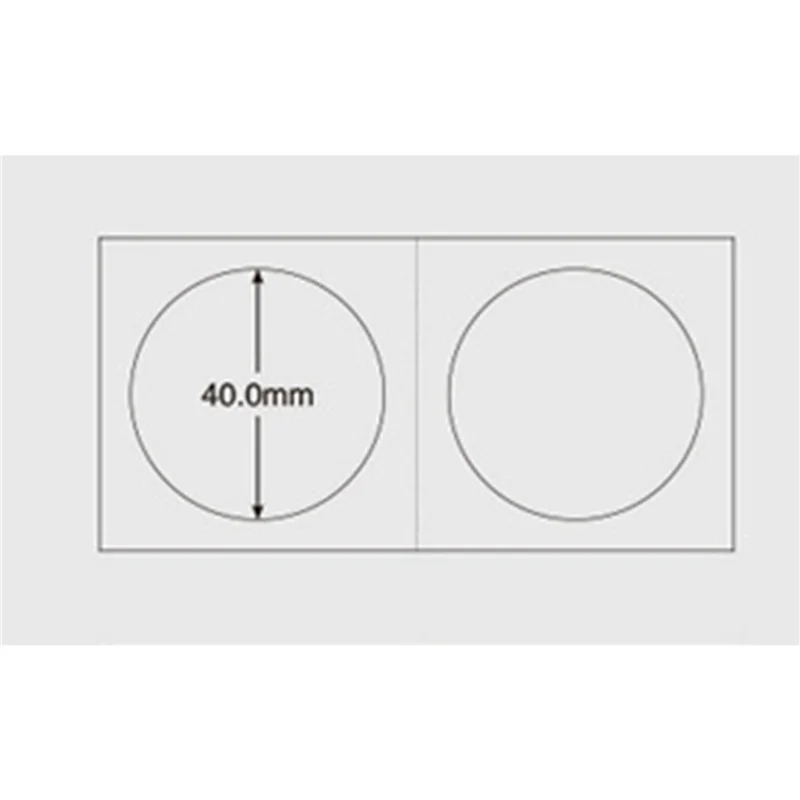 EDT-150 шт. квадратные картонные держатели для монет, принадлежности для монет, коллекция альбомов для монет, маяк, штамп, держатели для монет, чехол