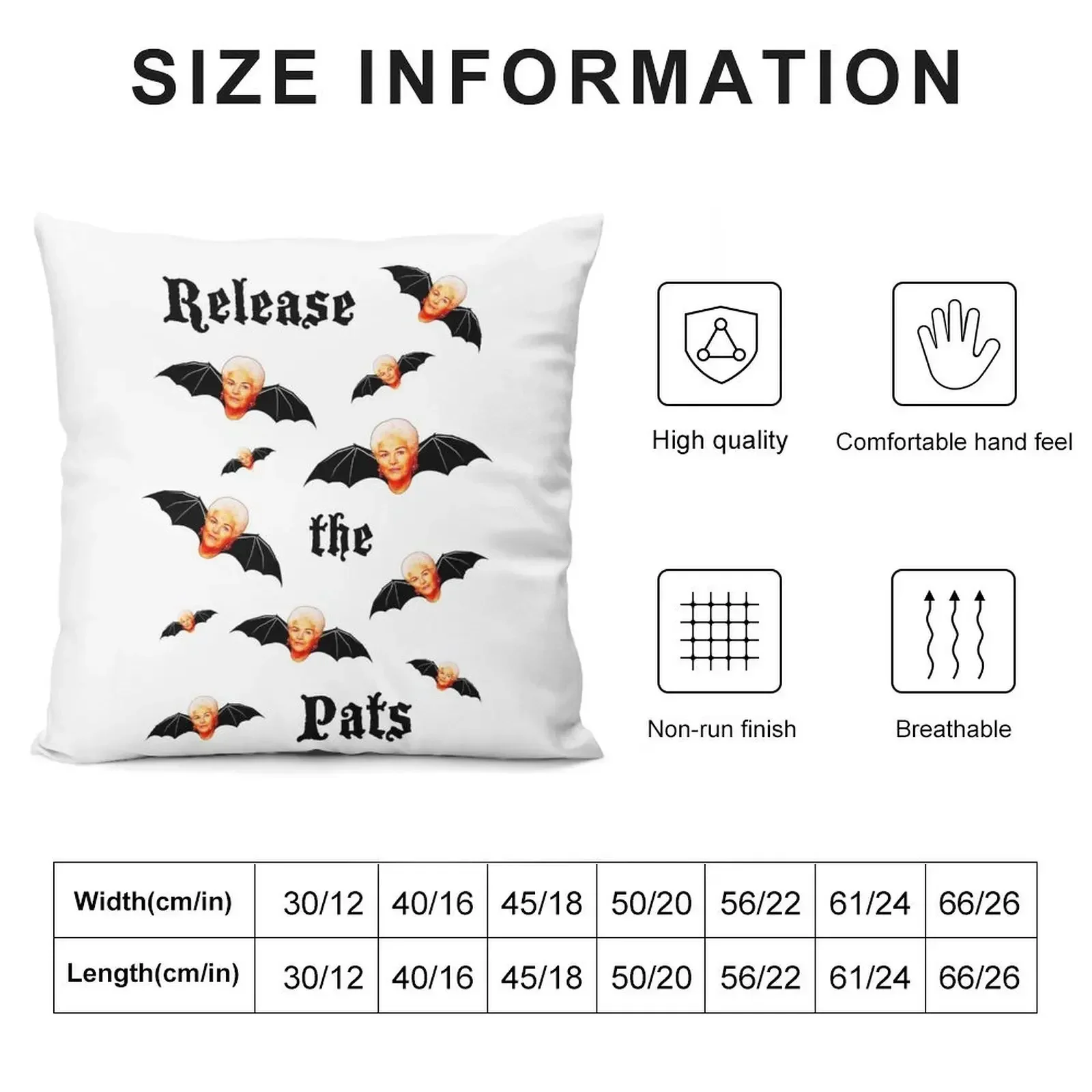 Release The Pats - Pat Butcher Throw Pillow christmas ornaments 2025 Pillow Cases pillow