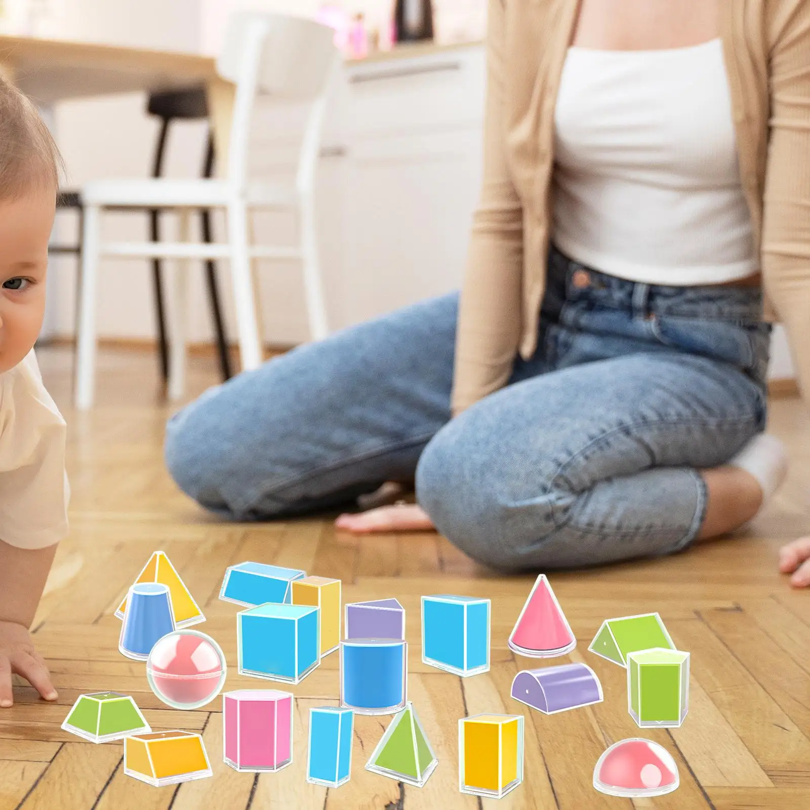 

20 шт., 3D складные геометрические фигуры, набор демонстраторов области поверхности, математический помощник, четко видимые геометрические твердые вещества для детей