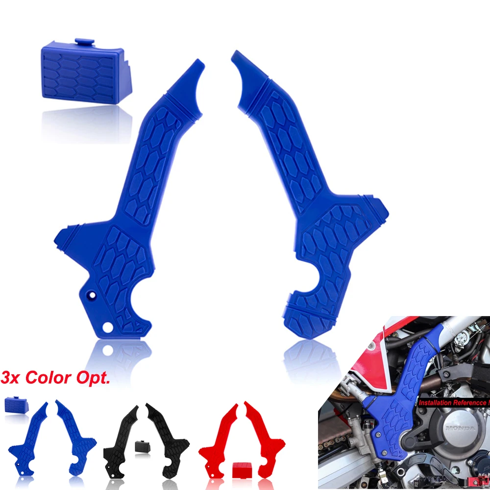 ABS Plastic Frame Protect Cover Frame Guards For Honda CRF300L CRF300RL Rally 2021-2023 2022