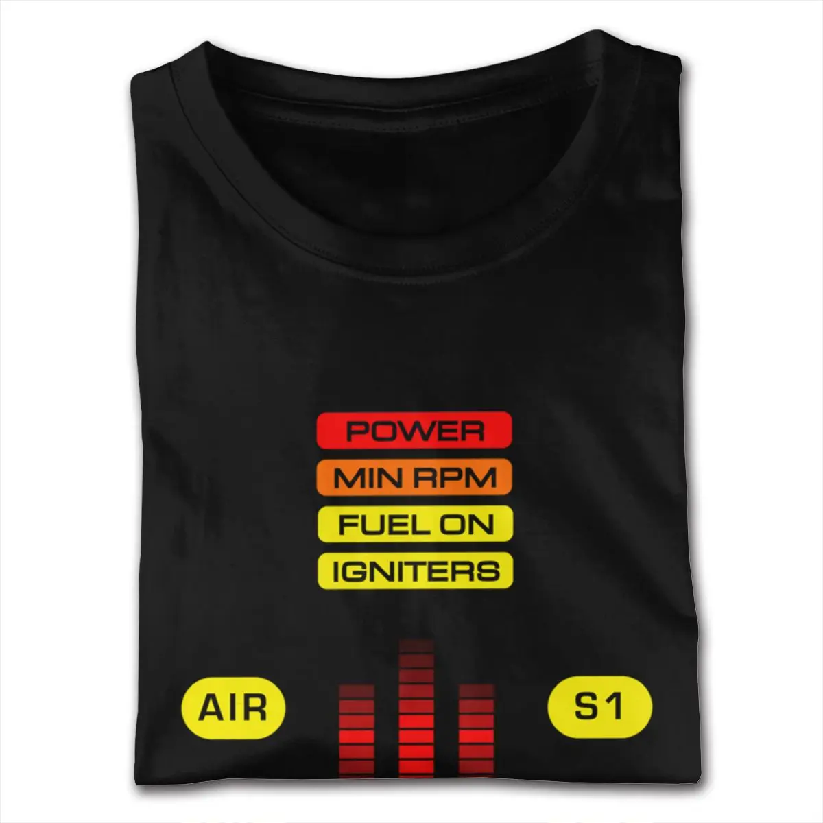 Best Knight Rider KITT Dashboard HUD Tees Custom Short Sleeve Valentine's Male's 3XL Black T Shirt