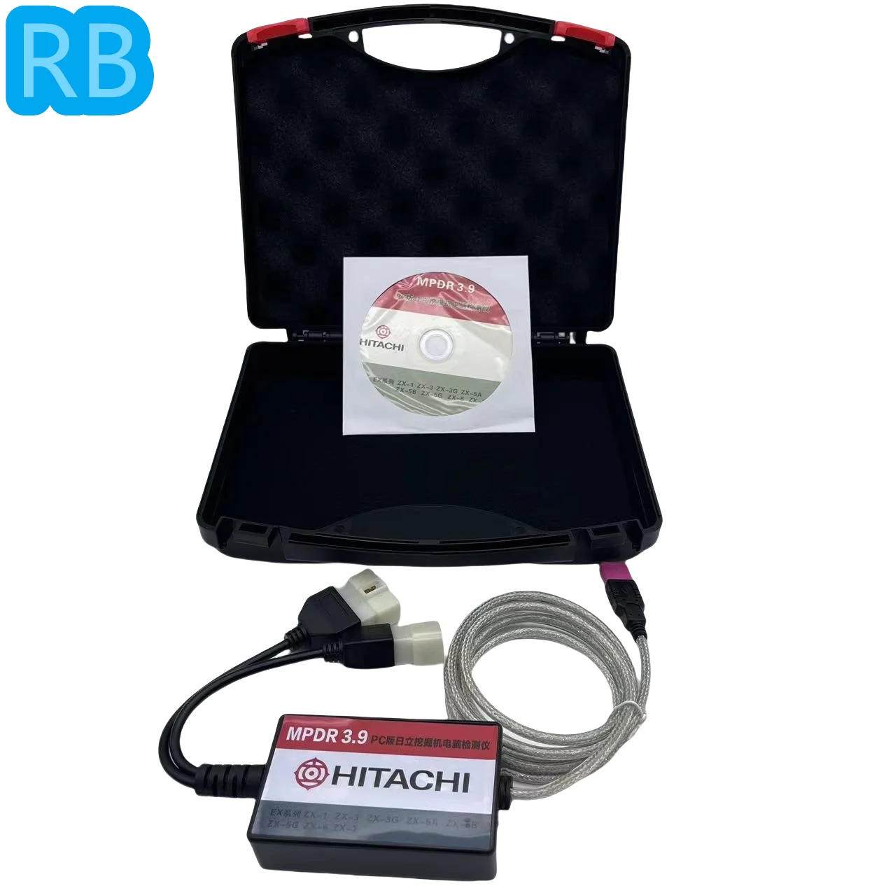 

for Hitachi EX ZX Excavator Heavy Duty Cable Diagnostic Tool Tester Software MPDR 3.9 Survey Meter Detector