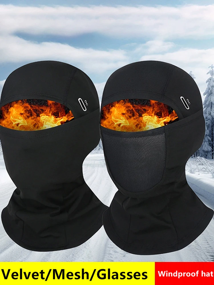 AliExpress 1Pcs Full Face Mask Warm Winter Scarf Balaclava Helmet Liner Skiing Hiking Bike Mask Windproof Breathable Mountaineering Scarf