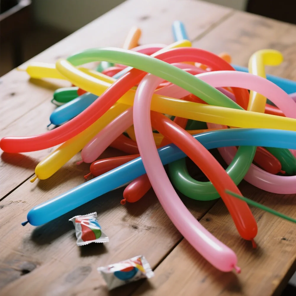 

100pcs Long Ballons Happy Birthday DIY Strip Shape Tying Twist Modeling Balloon For Birthday Wedding Christmas Party Magic Balon