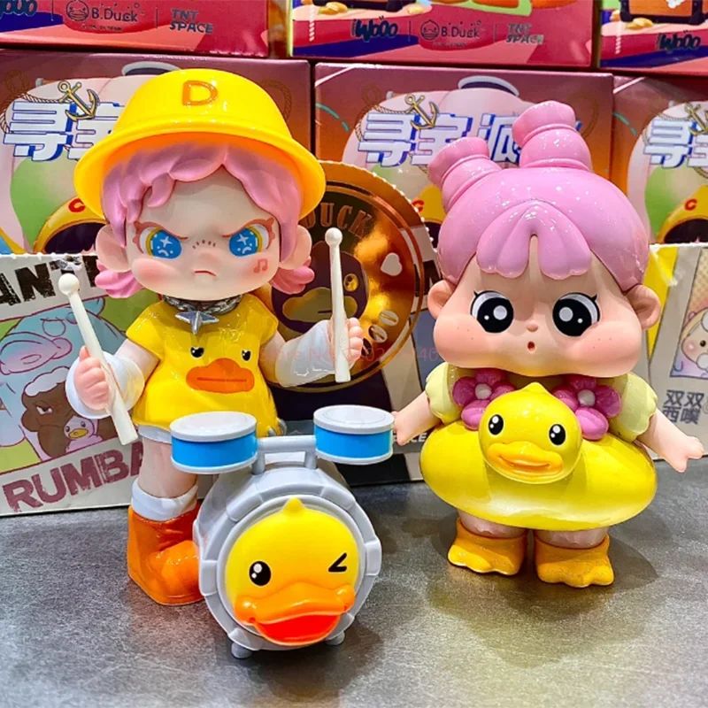 Genuine Blind Box Treasure Hunt Series Blind Box Figure Cute Doll Dora Cimmy Sllo Qoqo Hurobo Kawaii Toys Collection Model Gifts