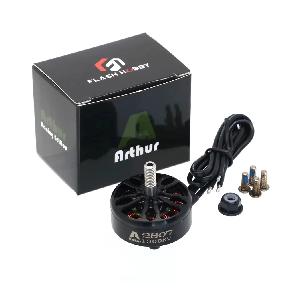 4PCS FLASHHOBBY A2807 1300KV 6S Brushless Motor for 7inch FPV Freestyle Long Range Drone DIY Parts thumbnail 6