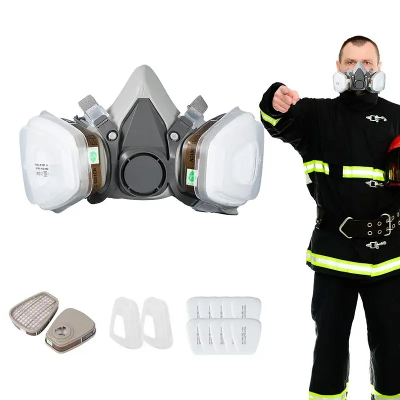 Face Cover Respirator Dust Reusable Respirator Masque Reusable Professional Breathing Protection Half Respirator Face Cover