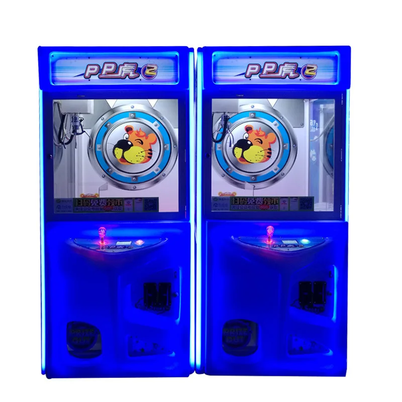 pp Tiger Claw Crane Machine Japan Coin Op Mini Claw Amusement Machine With Card Reader Toy Claw Machine For Adult