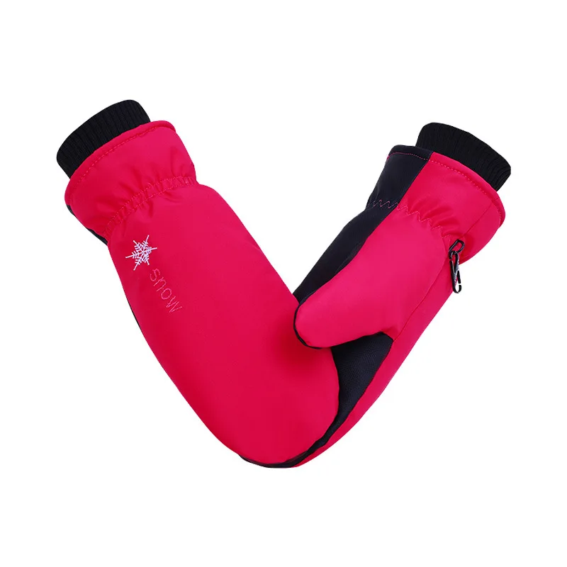 

Winter Outdoor Ski Gloves, Piled Thickened Warm Touch Screen Waterproof Gloves, Cold-proof and Non-slip Cycling Gloves