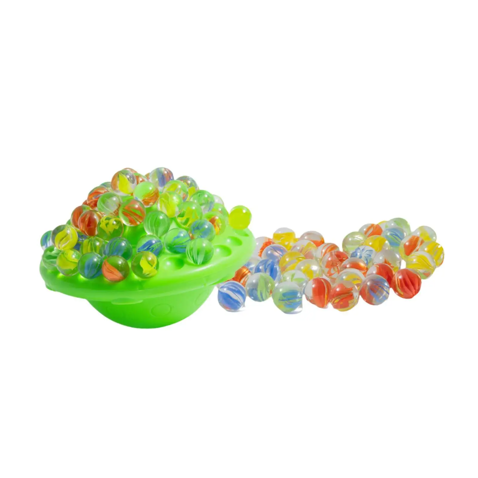 Marble Balancing Game Hand Eye Coordination with Storage Case with Colorful Marbles Wobble Marble