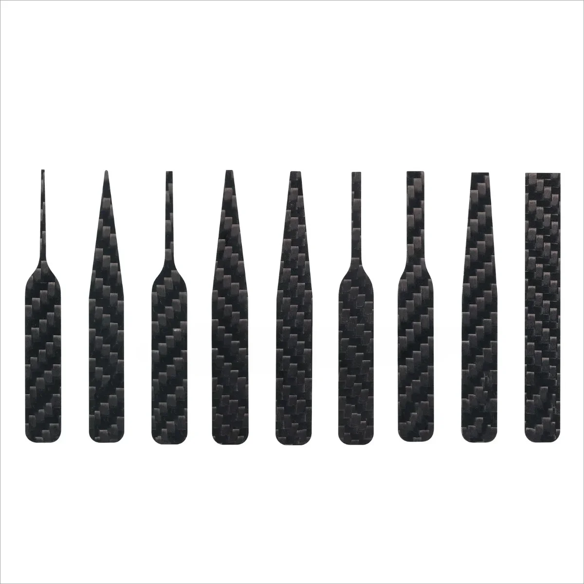 불규칙한 탄소 섬유 샌딩 막대, 검정색 무광택 도구, DSPIAE CFB-S01 CFB-S02 CFB-S03 군용 모델 만들기 도구 DIY