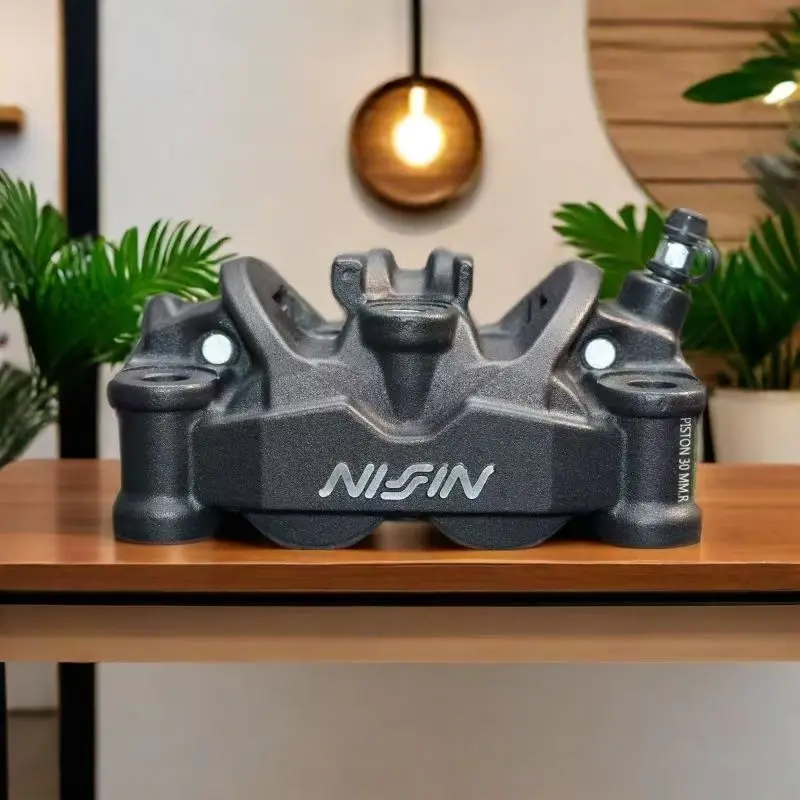 

Motorcycle Nissin forged brake caliper asymmetric 4-piston 100MM installation lock point for front wheel braking