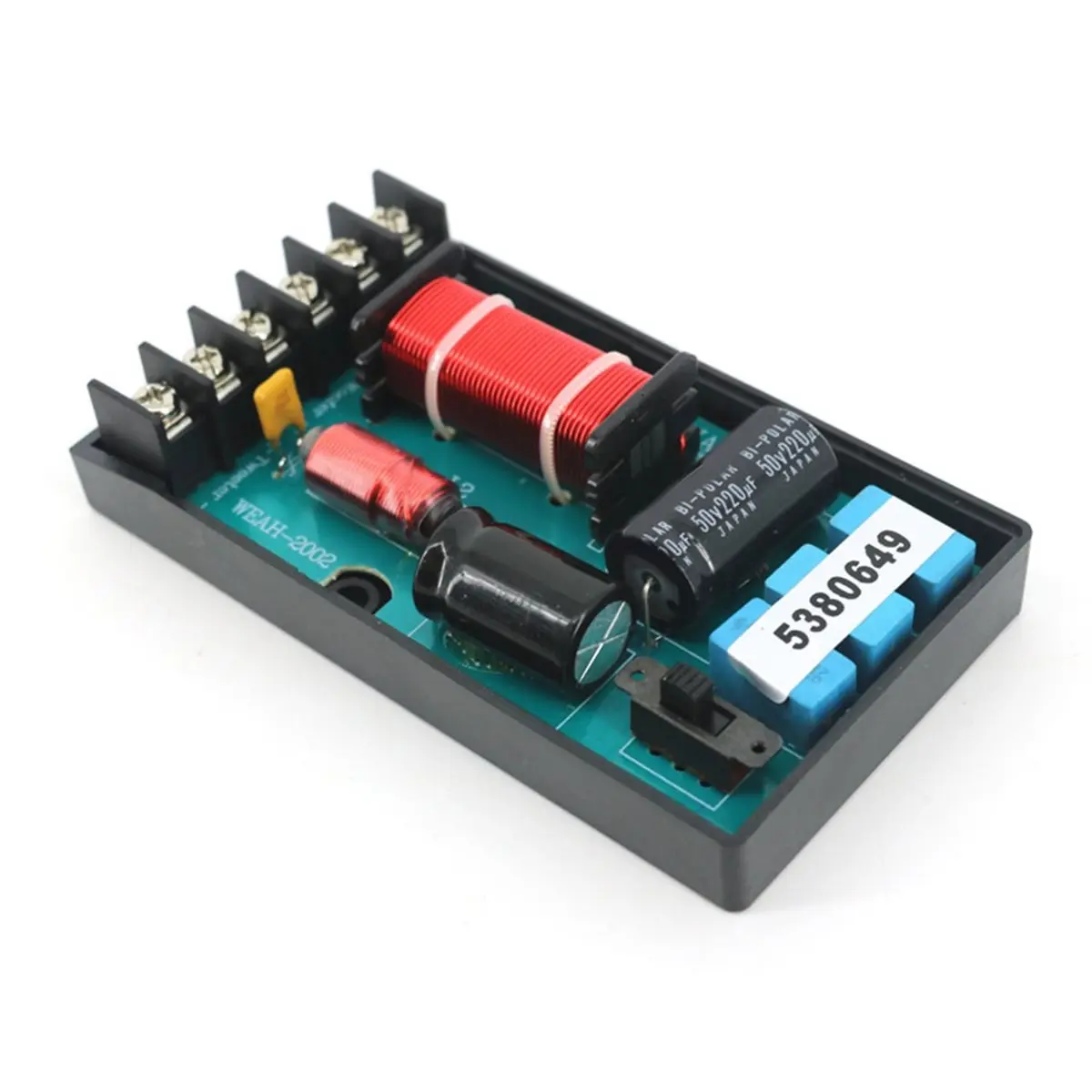 ABGN Adjustable Multi Speaker Audio Frequency Divider Board Highs and Lows 2 Way Crossover Filters for Home Amplifiers