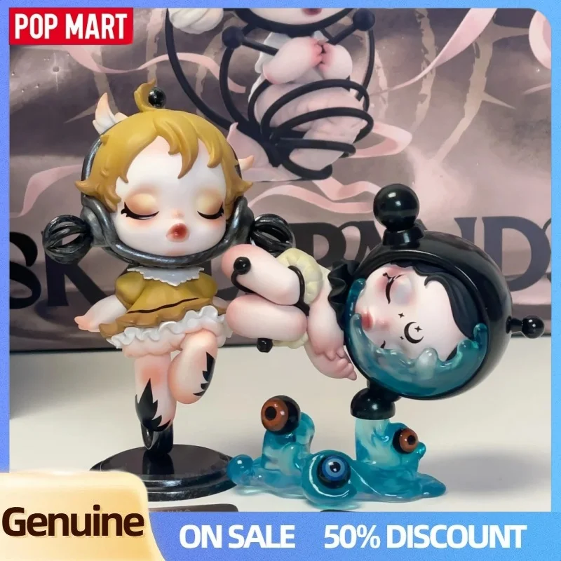 بوب مارت Skullpanda صورة سلسلة الواقع صندوق أعمى دمية لعبة غرفة جمع الديكور اليدوية صندوق غامض هدايا عيد الميلاد #6