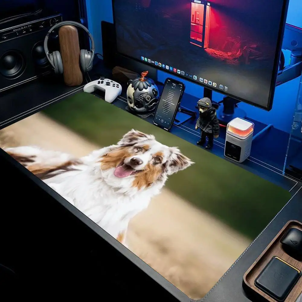 

Australian shepherdA Mouse Pad large keyboard mouse desk pad non-slip rubber gaming mouse pad laptop mouse carpet