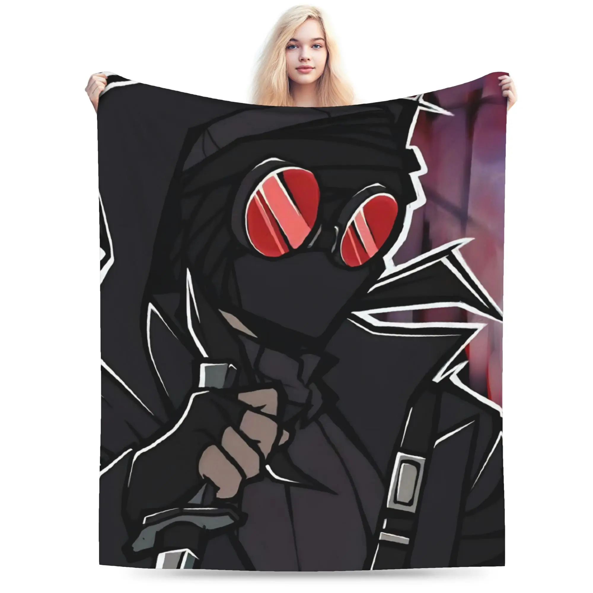 MADNESS COMBAT Hank Throw Blanket for Couch  Soft Cozy Plush Blanket 50x60 Inches Multi-size Bedspreads for All Seasons