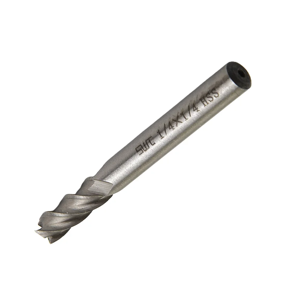4 Flute Milling Cutter Machine Straight Shank Bit 1/4*1/4