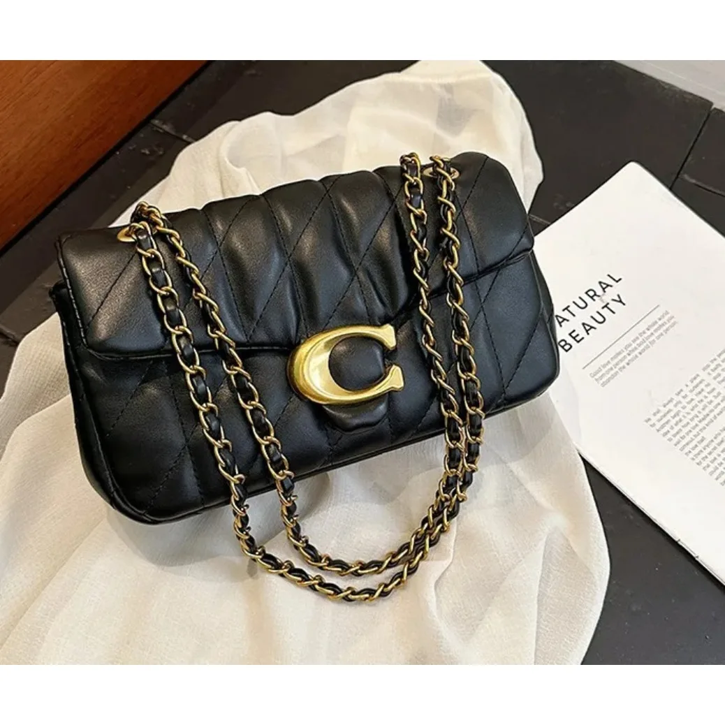 

Hot selling new small fragrance women's bag, simple diamond pattern multifunctional women's bag, shoulder bag, crossbody bag