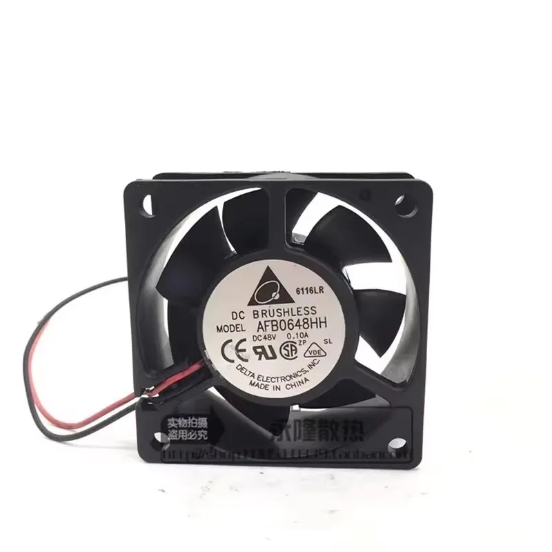 

Original AFB0648HH 48V 0.10A 6CM 60 * 60 * 25MM server frequency converter cooling fan