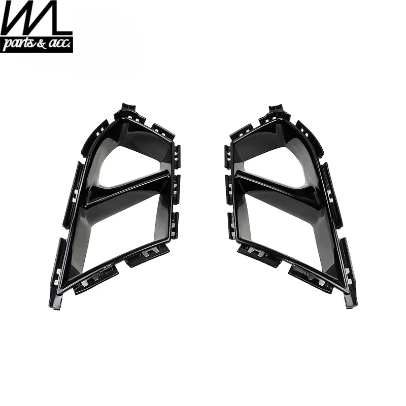 2 PCS Repalcement Front Bumper Air Vent Splitter for BMW G80 G82 G83 M3 M4 2021+ MP Style Spoiler Fog Lamp Frame Car Accessories