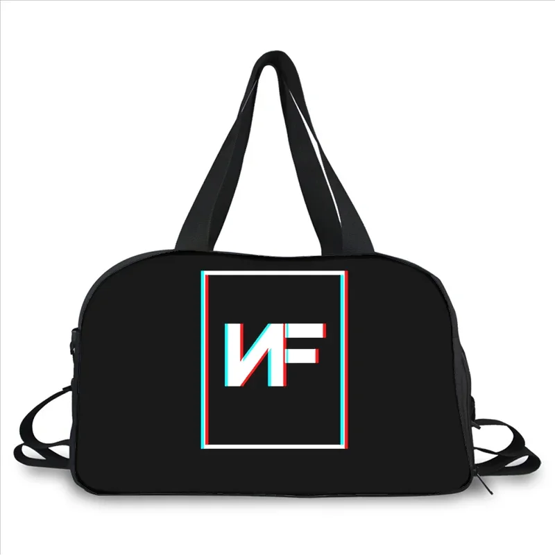 Rapper NF 3D printing fashion trend portable large capacity multi-function messenger bag travel bag