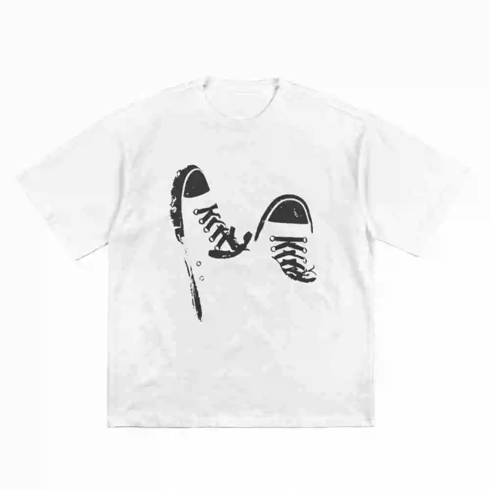 White Sneaker Shirt Sneakerheads Streetwear Short Sleeve Tee 100% Cotton T-Shirt