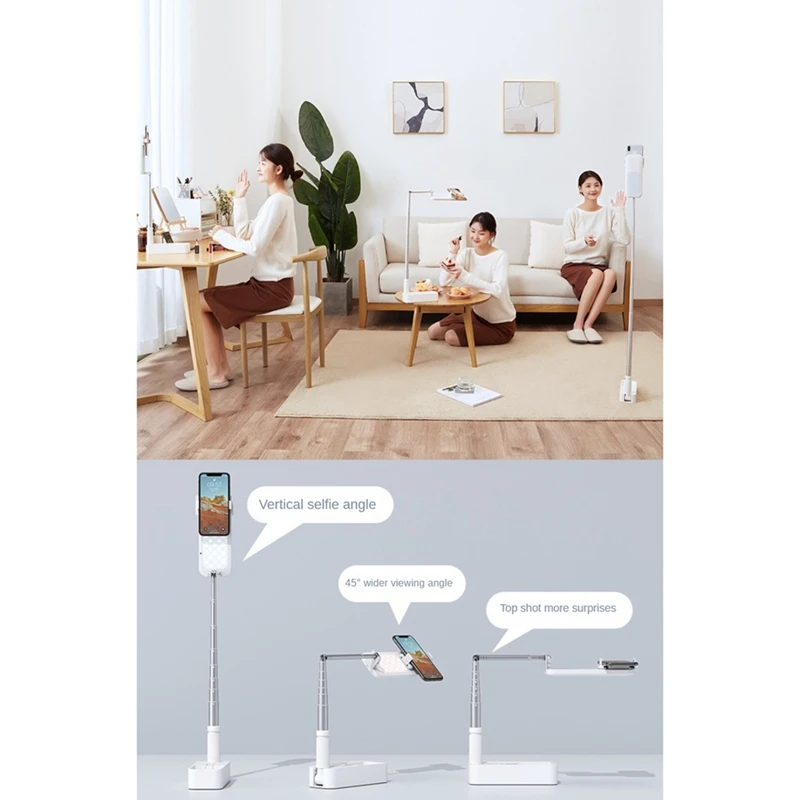 V6 Live Bracket Beauty Fill Light Net Red Live Short Video Recording Multifunctional Phone Stand Easy Install Easy To Use Pink