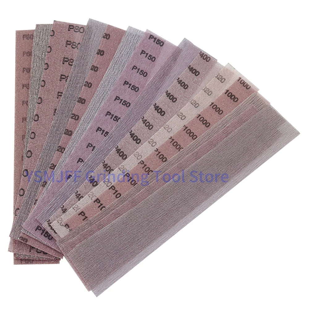 50pcs-70x420mm-mesh-abrasive-sanding-disc-hook-loop-abrasive-dust-free-disc-anti-blocking-mesh-sandpaper-for-car-drywall-metal