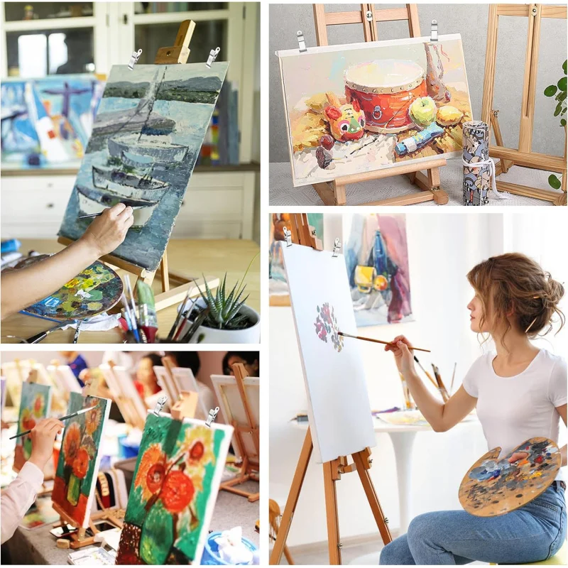 16 Pcs Metal Clamps  Spring Clamp Alligator Clips  1/2 Inch    Work, Cl