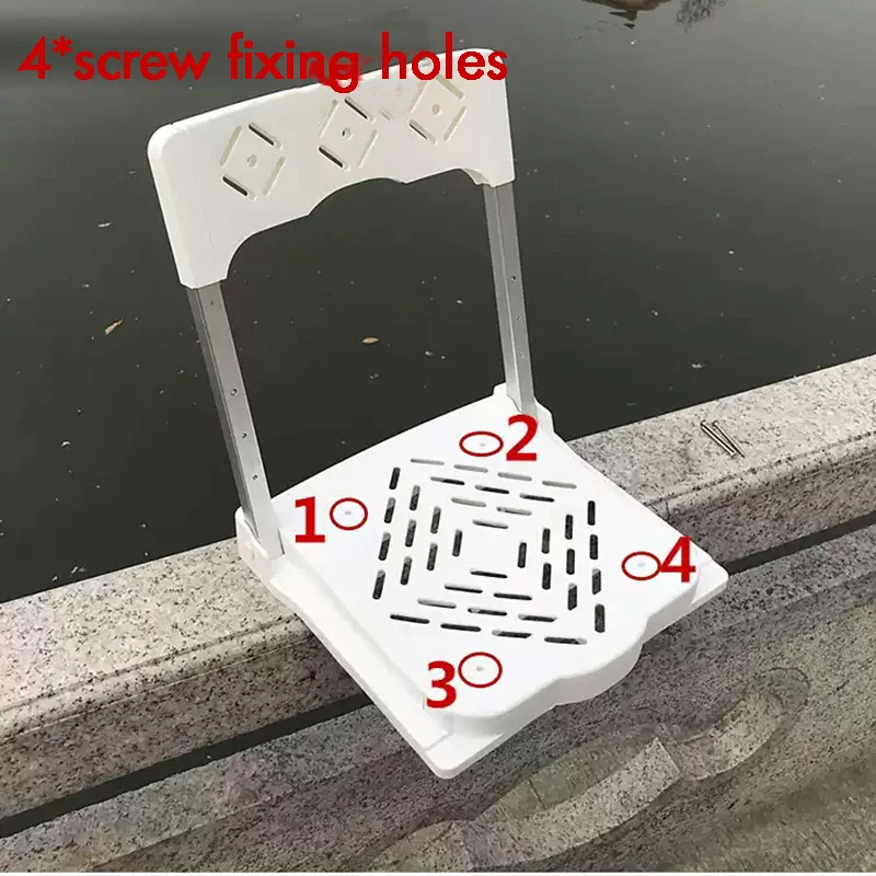 Foldable Fishing Box with Backrest Seat Pad,Portable Fishing Gear Comfortable Adjustable Fisherman Seat Box Modification