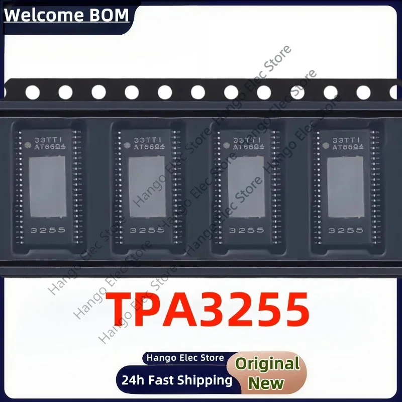 

1-5pcs/Lot Original TPA3255DDVR HTSSOP-44 TPA3255 3255 mono Class D audio amplifier IC chip