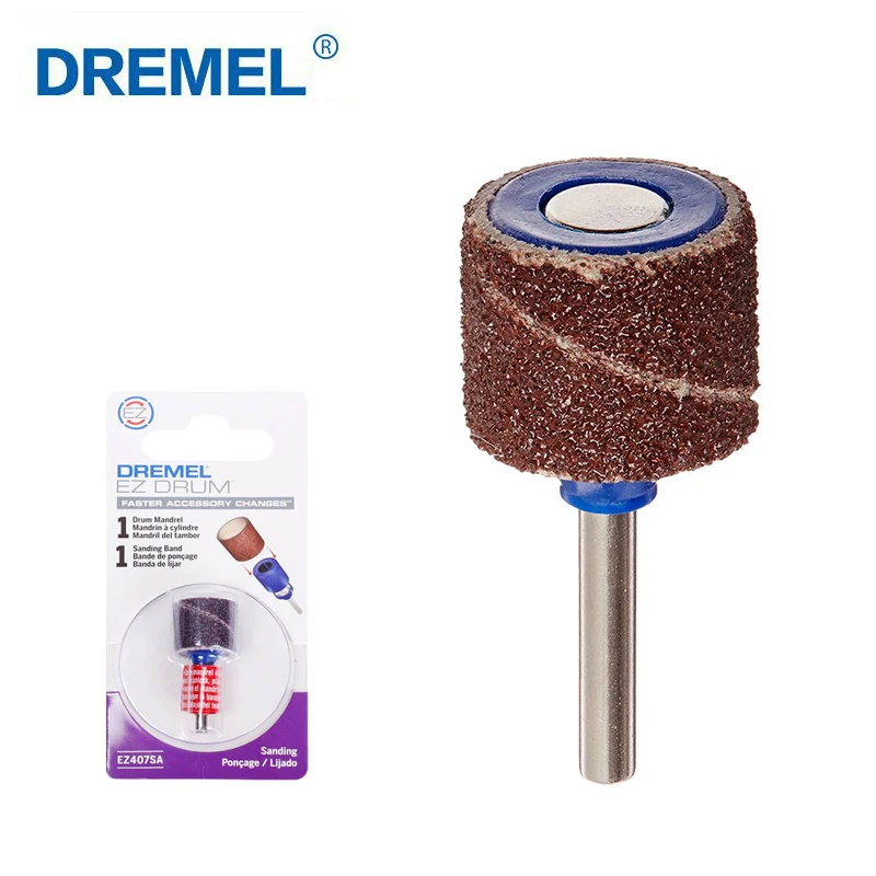 Dremel EZ407SA EZ Lock Mandrel Sanding Drum and Mandrel Kit for Dremel 1/2-Inch Rotary Power Tool Grinders Accessories