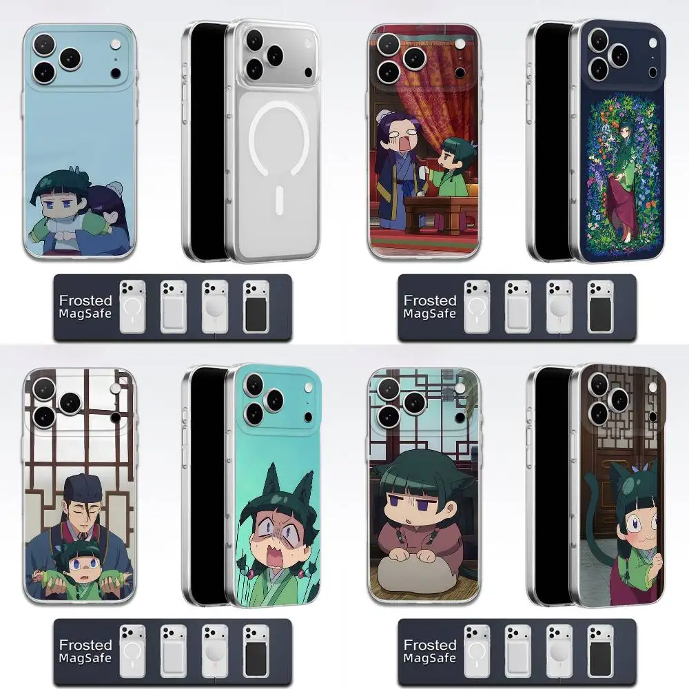 

The Apothecary D-Diaries Maomao Phone Case For iPhone 17,16,15,14,13,12,11,Pro,Max,Plus,E,Air,Mini Magsafe Transparent