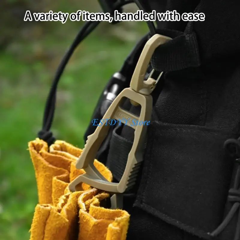 G6DE Heavy Type Outdoor Hook Rotating Clip Tool Organizers for Camping Hiking