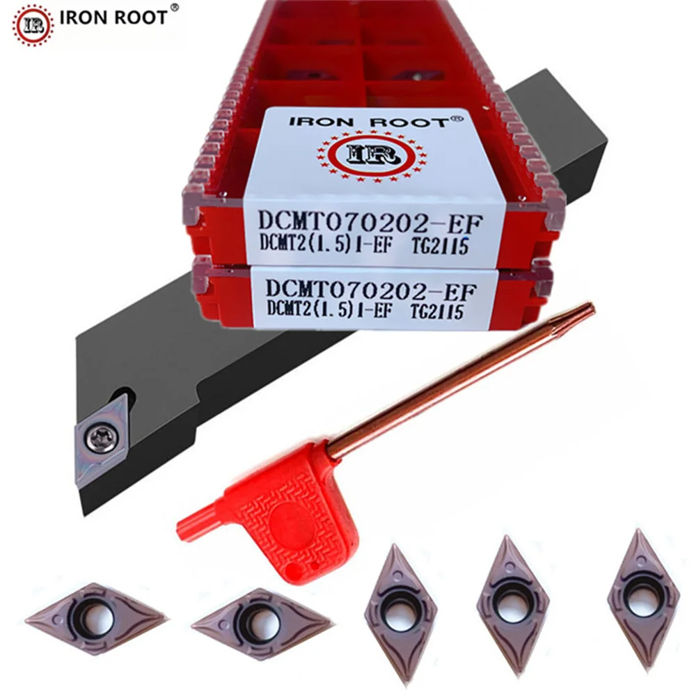 Imagem -02 - Hmp Tg2115 Torno Cnc Ferramenta de Torneamento Carboneto Torneamento Inserção para Sdjcr Aço Dcmt070202 Dcmt11t302 Dcmt11t304 Dcmt11t308 ef mv