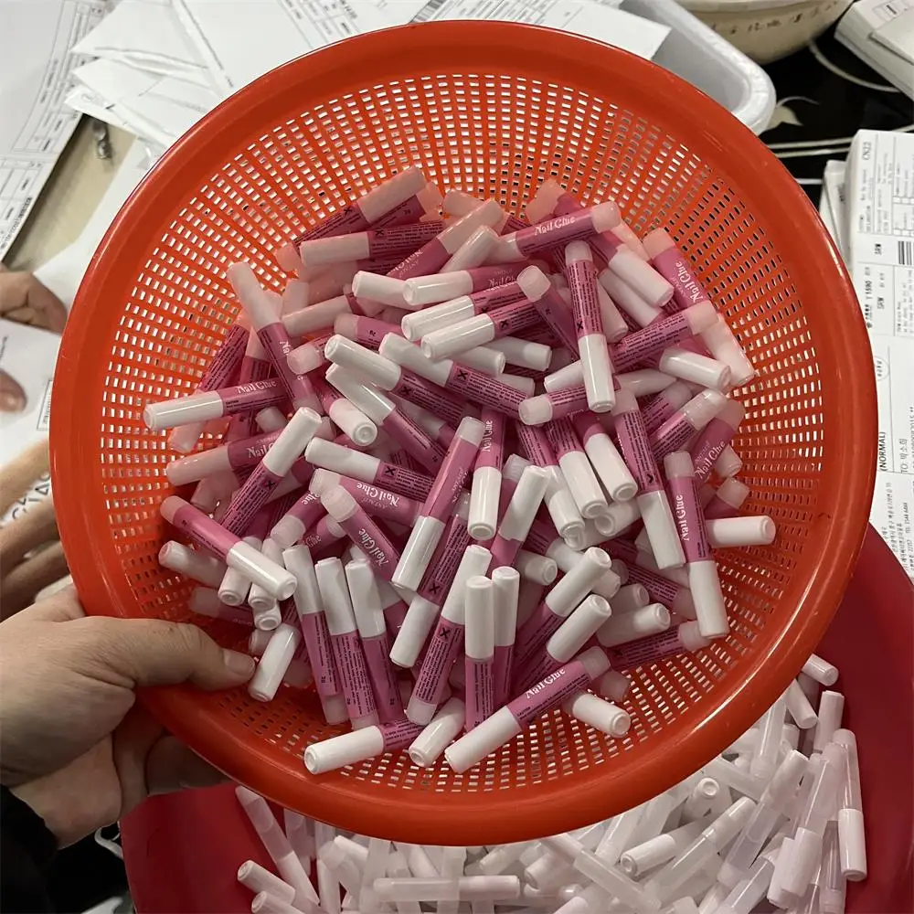 Mini colle à ongles super arina professionnelle, séchage rapide, fausse pointe décorative, colle acrylique, outil d'art d'ongle, 10 pièces, 50 pièces, 100 pièces