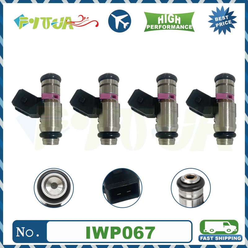 

4pcs fuel Injector Iwp067 Iwp-067 For Palio Weekend 1.6 Siena Uno 1.0 1.68v Mille 1.0 OEM Iwp 067