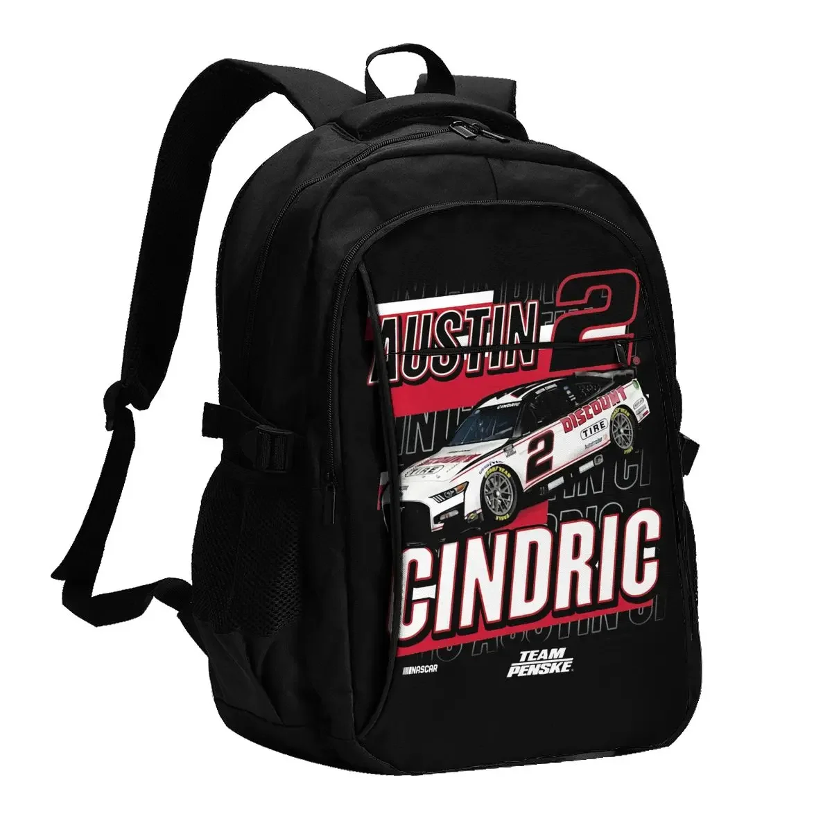 

Austin Cindric 2 Travel Laptop Backpack, Business Water Resistant Backpack with USB Charging Port, College Bag for Men & Women