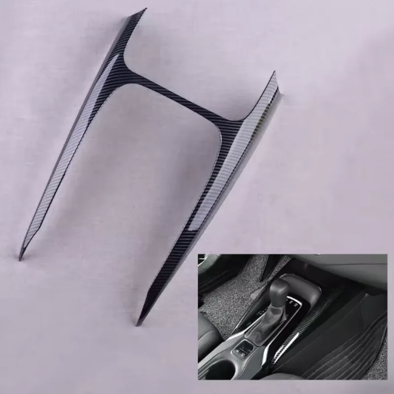 Console centrale de voiture adaptée à la Toyota Corolla E210 2019 – 2022, boîte de changement de vitesse, garniture, accessoires de style de voiture, cadre de décoration intérieure