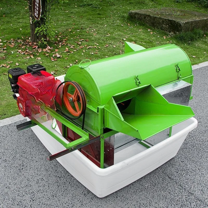 Rice thresher, full feed wet and dry agricultural household lift