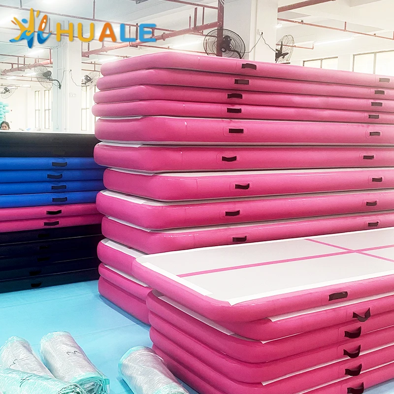 Factory OEM 40010010cm Eco Friendly PVC Waterproof Inflatable Air Track Professional Gym Tumbling Mat