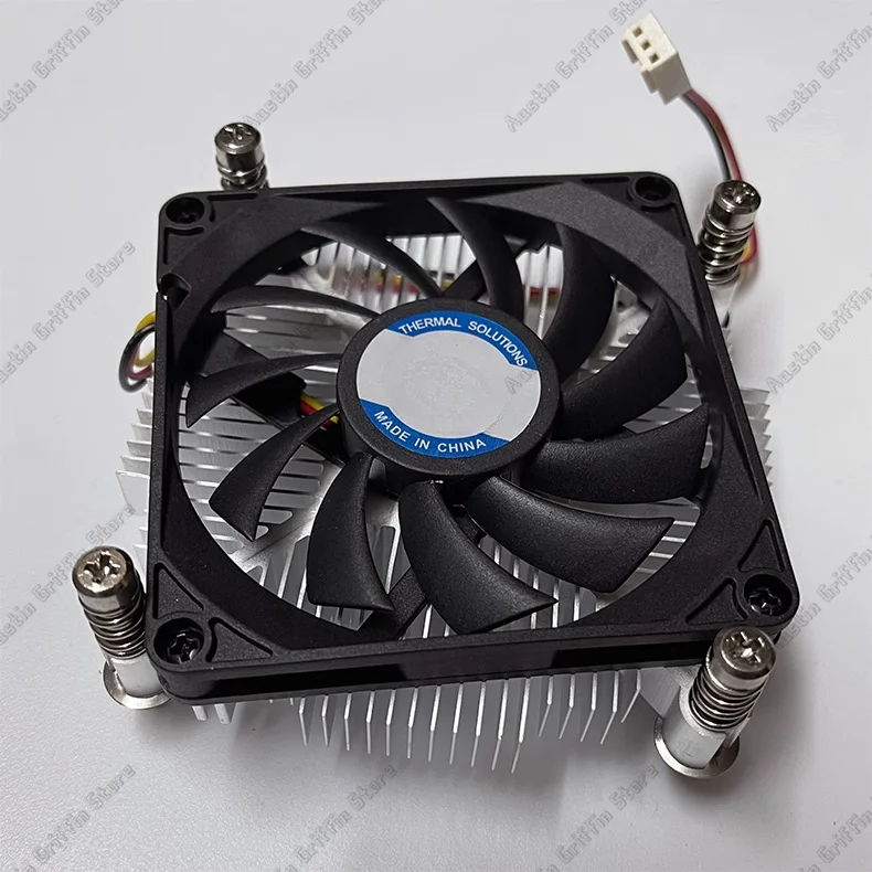 HTPC All-in-one 1U Ultra-thin 1155 1150 1156 Radiator CPU Fan Thick 28mm Pure Aluminum