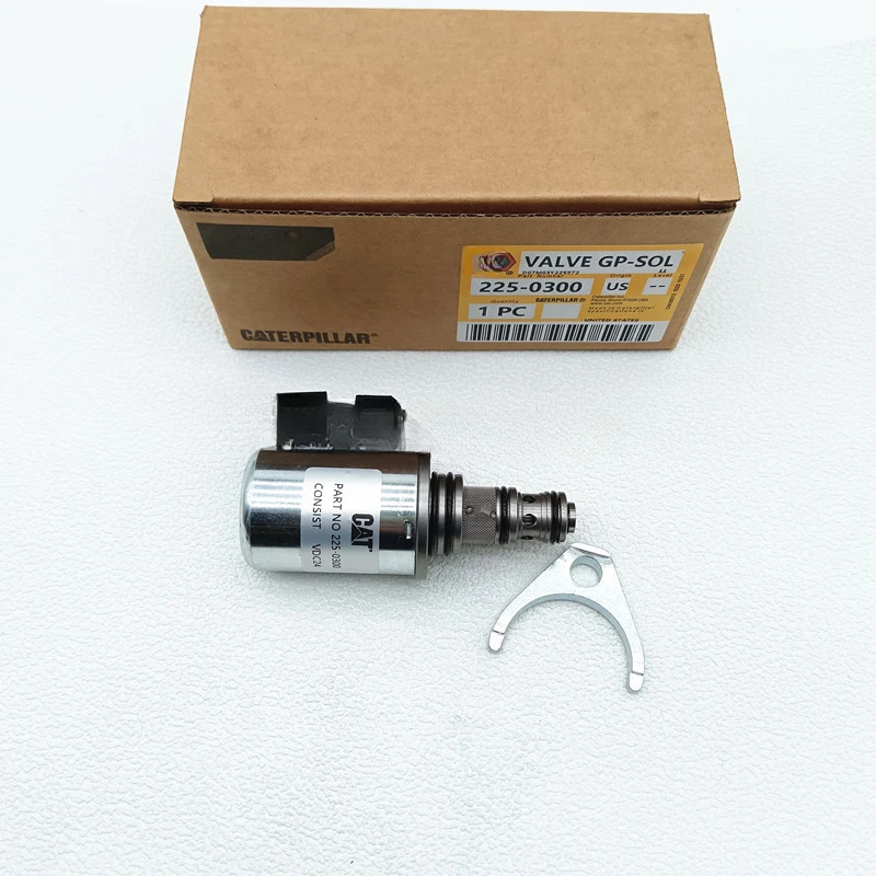 KCat Excavator Parts Solenoid Valve 2250300 1959700 for KCAT Engine C9  Loader 924G 928HZ 930G 962H 225-0300 195-9700