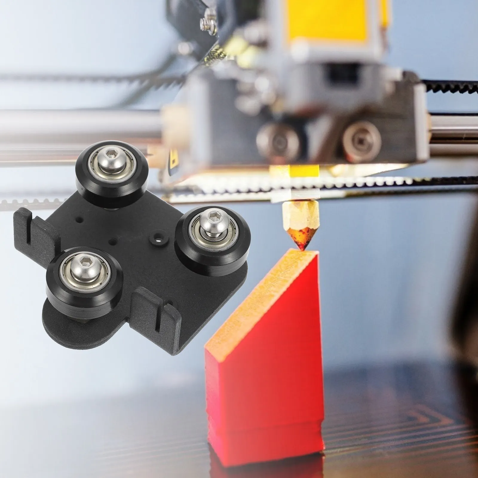 

Экструзионная задняя опорная пластина для 3D-принтера, сверхпрочная металлическая, с прецизионной полированной поверхностью, простая установка, скользящая.