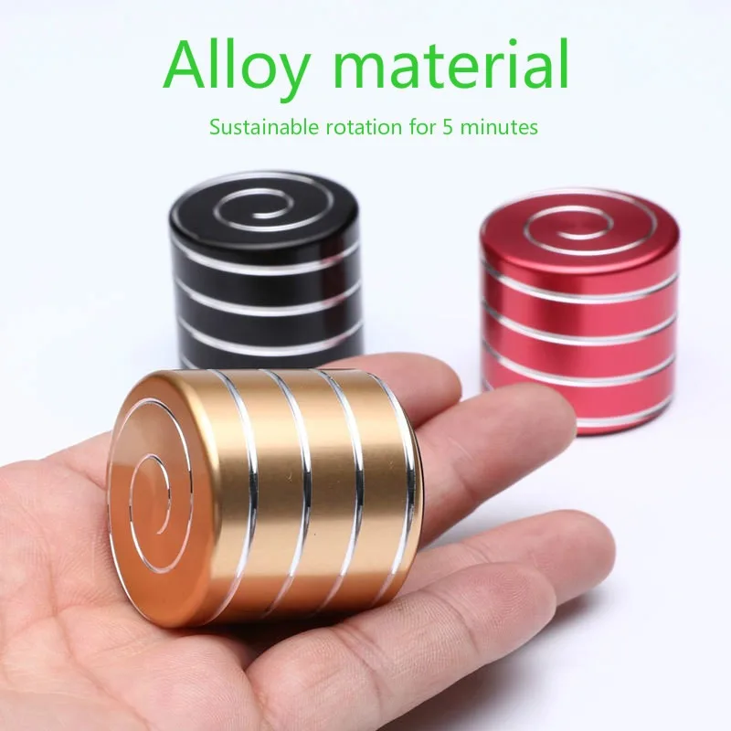 Adult Decompression Metal Toys Vortecon Fidget Spinner Desktop Toys Alloy Hypnosis Rotary Gyro Fingertip Toy Children Toys Gift