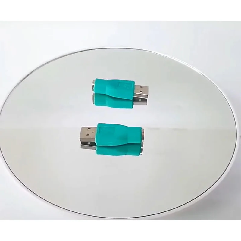 New 5PC PS2 To USB Male Adapter For Computers PC Laptop Mouse Keyboard USB Male To Connector Keyboard Adapter Head Adapter Head