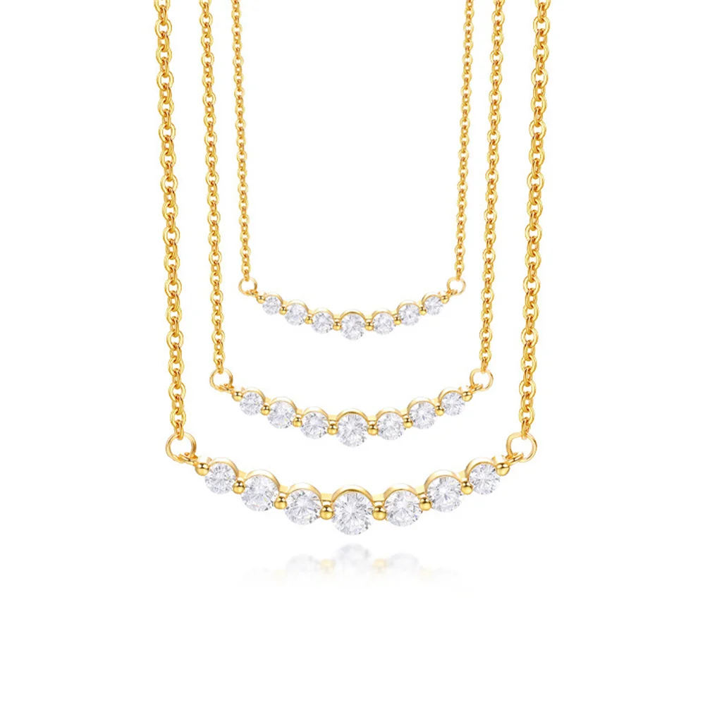 

Single-Row Zircon Collar - S925, Korean Unique Premium Women's Layerable Winter Sweater