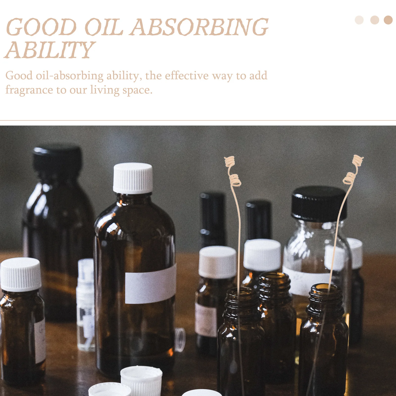 10Pcs Aroma Diffuser Sticks Rattan Reed Oil Aromatherapy Accessories Replaceable DIY Essential Oil Tools