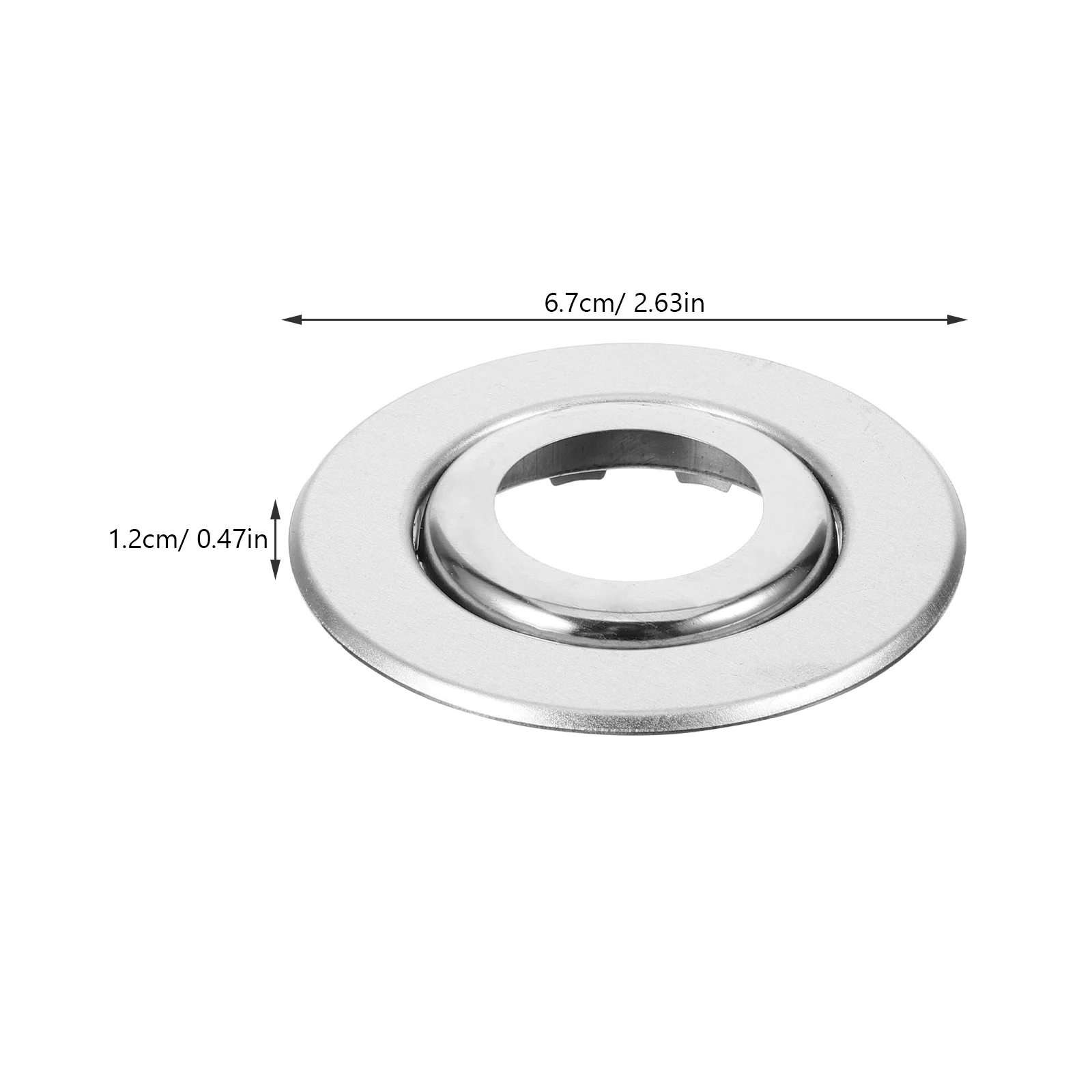10pcs Double Disc Decorative Cover For Fire Sprinkler 3/4 Inch Adjustable Stainless Steel Protective Plate Sprinkler Cover