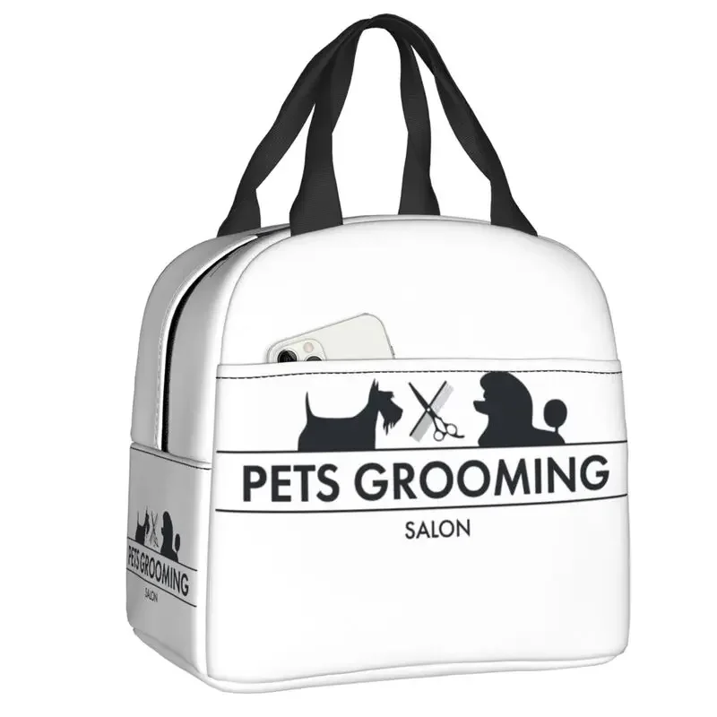 Best Dog Groomer Lunch Box for Women Puppy Care Grooming Cooler Thermal Food Insulated  Bag Office Work Picnic Tote Bags